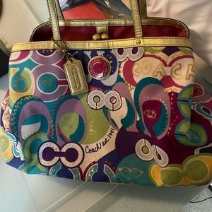 Coach poppy purse